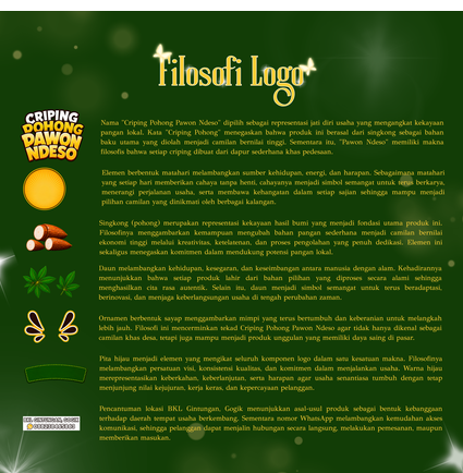 Finalisasi Desain Peta Potensi Desa, Aset Branding UMKM, dan Penyempurnaan Media Profil Digital