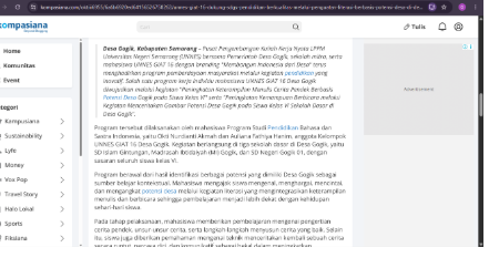 Digitalisasi Visual UMKM, Perumusan Publikasi Kompasiana, dan Sinergi Dokumentasi Kepemudaan Karang Taruna