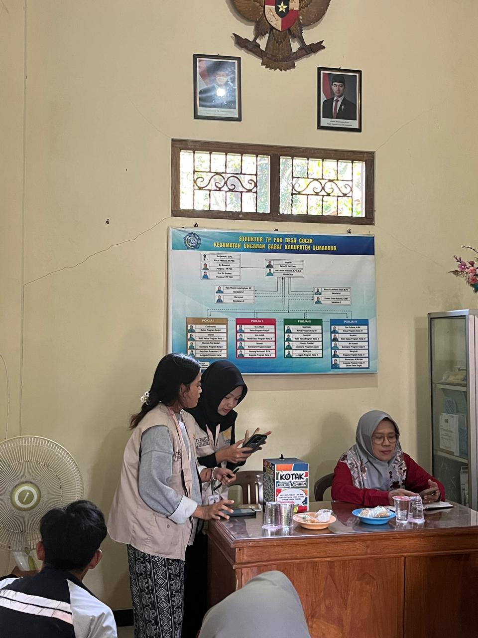 Pematangan Program Pemberdayaan Ekonomi, Pendataan Pasar Gogik, Validasi Peta Desa, dan Sosialisasi Sapa Desa