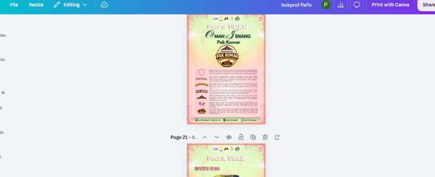 Pendampingan TK, Koordinasi Penarikan KKN, Publikasi Media Profil, dan Serah Terima Program Digitalisasi serta Branding UMKM Jenang