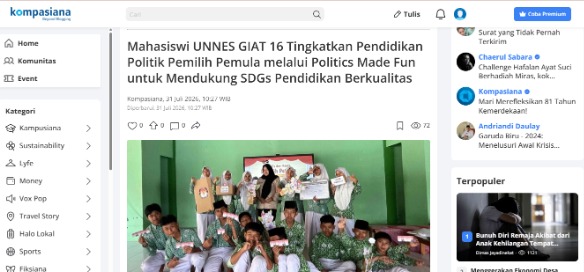 Evaluasi Desain Kemasan UMKM, Produksi Media Visual, dan Finalisasi Publikasi Digital Kompasiana